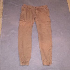 Tan Joggers